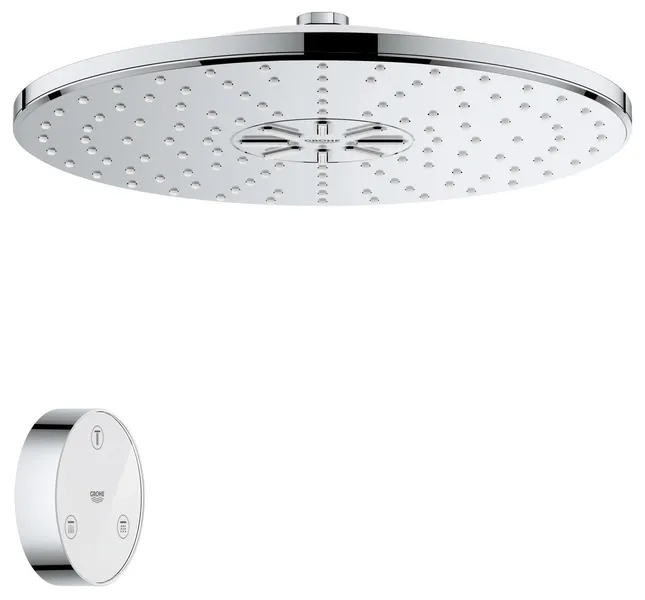 Grohe 26 644 Rainshower 1.75 GPM Multi Function Shower Head - Starlight Chrome