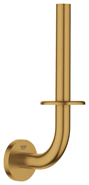 Grohe 40 385 1 Essentials Wall Mounted Hook Toilet Paper Holder - Brushed Cool