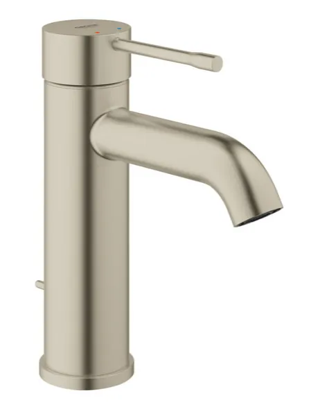 Grohe Essence Small Bathroom Faucet With Fixed Spout, Brushed Nickel