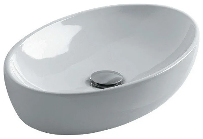 H10 50 Countertop / Undermount Bathroom Sink, Oval