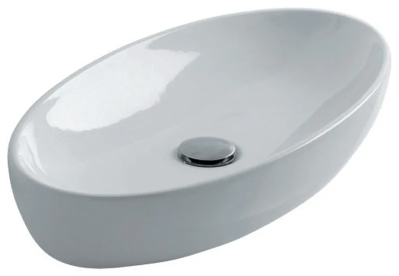 H10 60 Countertop / Undermount Bathroom Sink, Oval