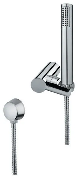 Hand Shower, Shower Holder, and Water Connection, Chrome
