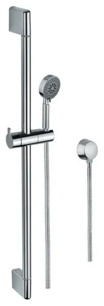 Hand Shower, Sliding Rail and Water Connection, Chrome