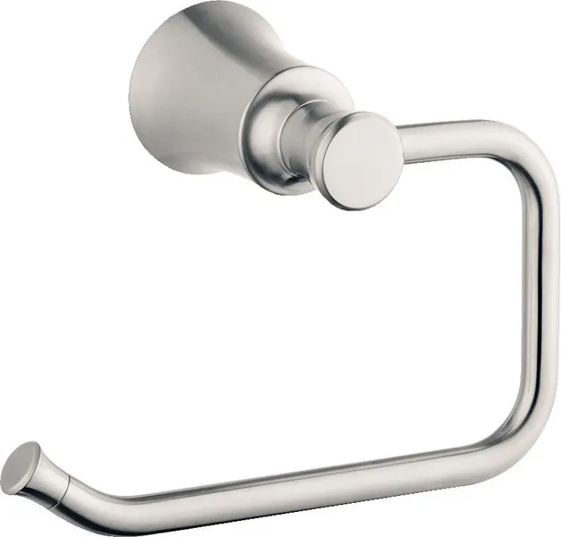 Hansgrohe 04787 Joleena Wall Mounted Euro Bar Toilet Paper Holder - Brushed