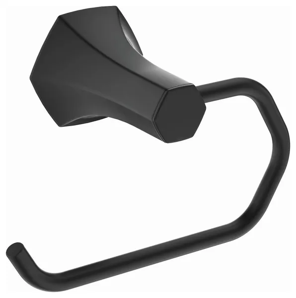 Hansgrohe 04837 Locarno Wall Mounted Euro Toilet Paper Holder - Matte Black