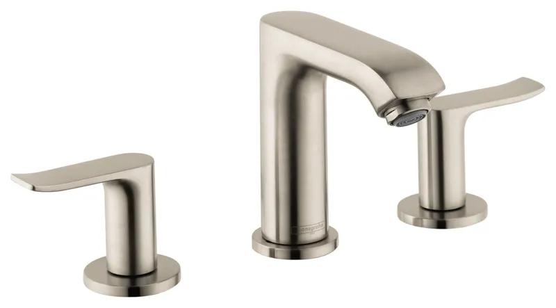 Hansgrohe 31124 Metris 0.5 GPM Widespread Bathroom Faucet - Brushed Nickel