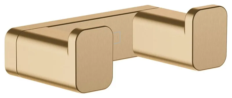 Hansgrohe 41755 AddStoris Double Robe Hook - Brushed Bronze