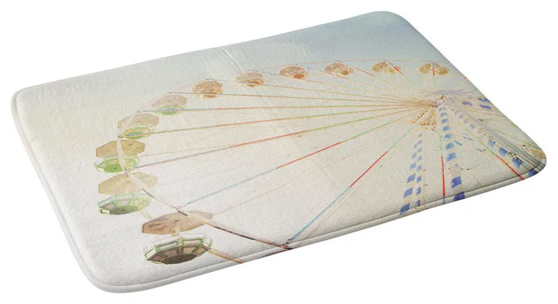 Happee Monkee Ferris Wheel Memory Foam Bath Mat