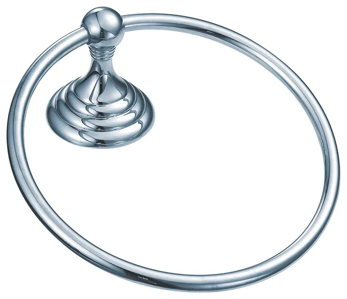 Hardware House H11-2024 Stockton Collection Towel Ring, Chrome