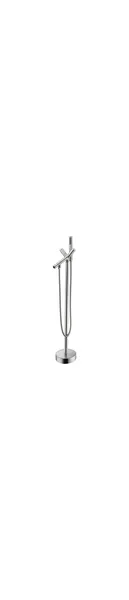 Havasu 2-Handle Claw Foot Tub Faucet with Hand Shower in Brushed Nickel