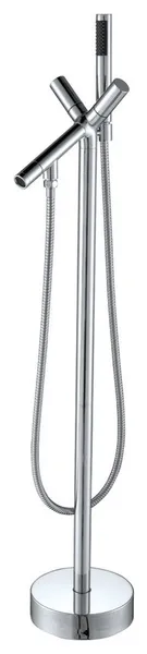Havasu 2-Handle Claw Foot Tub Faucet with Hand Shower, Polished Chrome