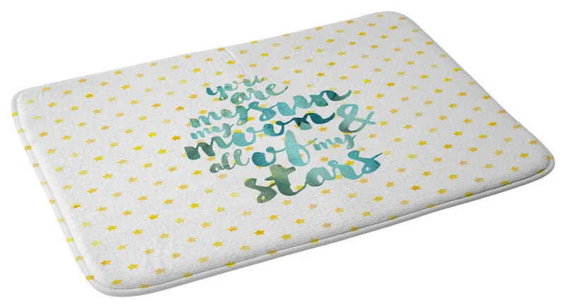 Hello Sayang You Are My Sun.. Memory Foam Bath Mat