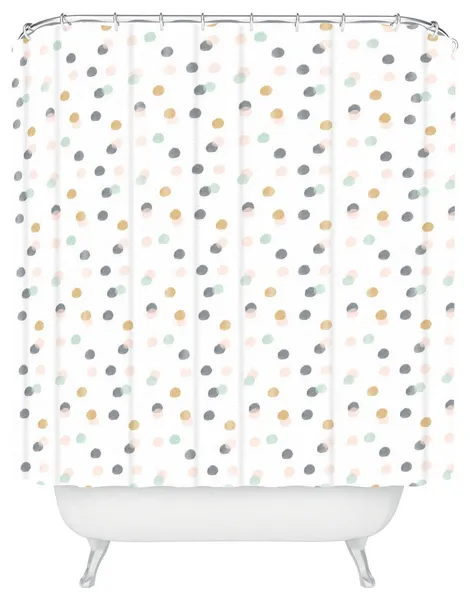 Hello Twiggs Pastel Bubbles Shower Curtain