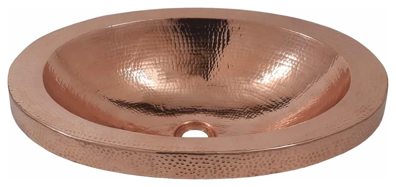 Hibiscus Sink, Polished Copper