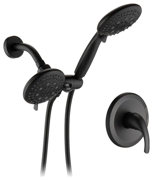 High Pressure 35-Function Dual 2 in 1 Shower Faucet with Valve