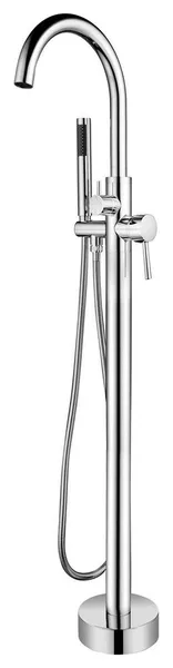 Highflow Freestanding Tub Filler with Swivel Spout and Handshower, Chrome