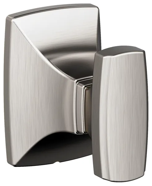 Highland Ridge Transitional Single Robe Hook, Brushed Nickel