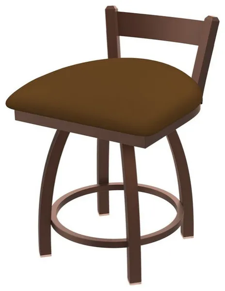 Holland Catalina 821 18" Swivel Vanity Stool - Bronze/Canter Thatch