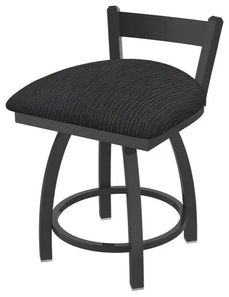 Holland Catalina 821 18" Swivel Vanity Stool - Pewter/Graph Anchor