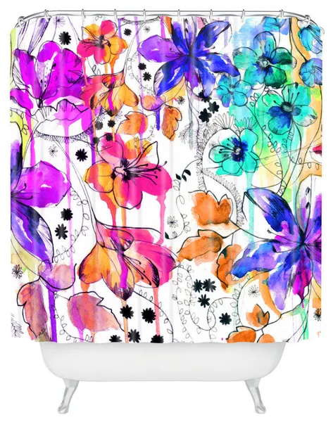 Holly Sharpe Lost In Botanica 1 Shower Curtain