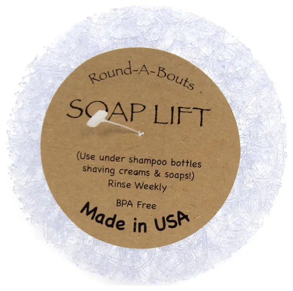 Home & Garden Lift Round-A-Bouts Crystal Eco Friendly Bpa Free Soap Dishes