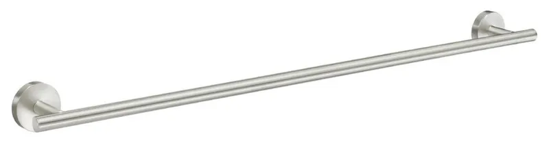 Home Single Towel Rail Brushed Chrome