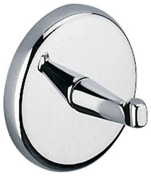 Hotellerie Bathroom Hook, Polished Chrome