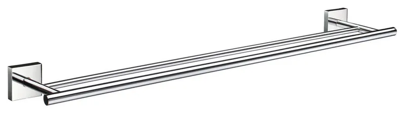 House Double Towel Rail Chrome