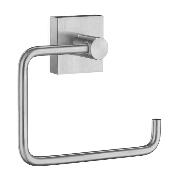 House Toilet Roll Holder Brushed Chrome