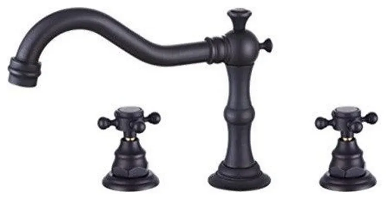 Huaraz Deck Mounted Bathroom Sink Faucet