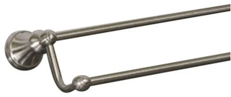 Hudson Bath 24" Double Towel Rod - Brushed Satin Nickel