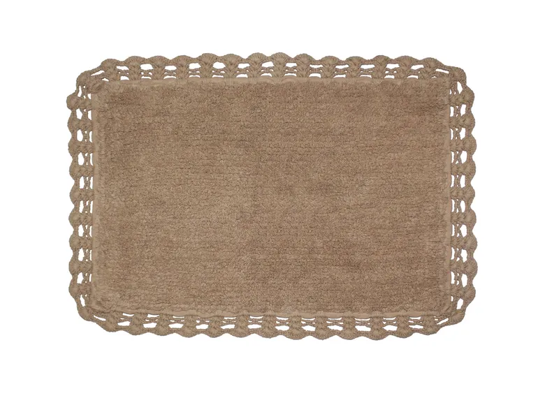 Hudson Bath Rug, 21"x34", Linen