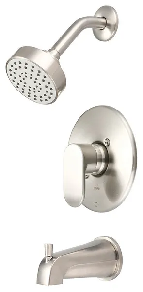i1 Single Handle Tub/Shower Trim Set, Brushed Nickel