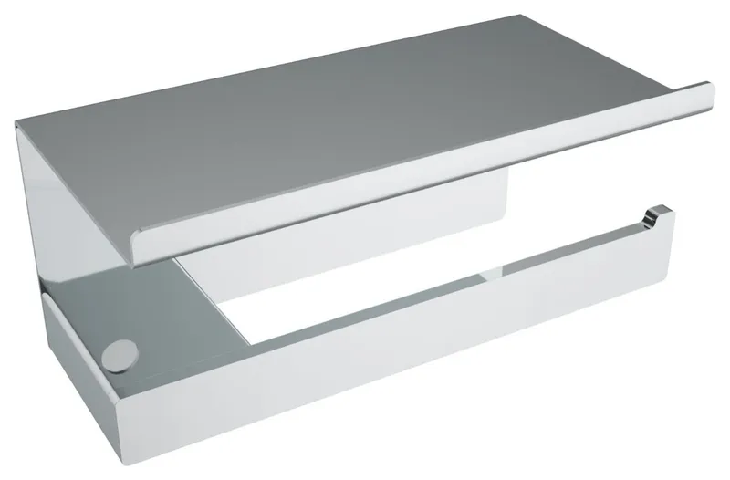 ICO Bath Cinder Toilet Paper Holder with Shelf
