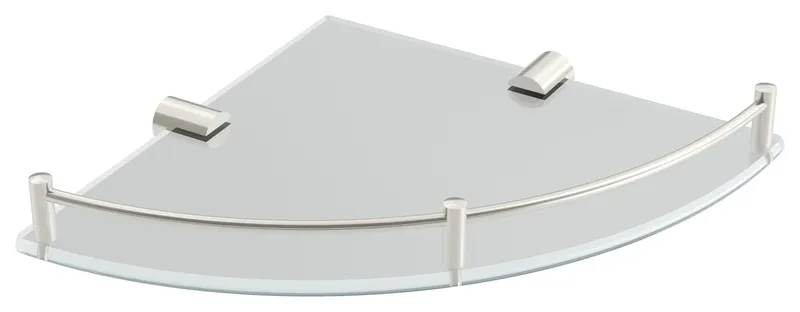 ICO Bath Volkano 9 Inch Glass Bathroom Shelf