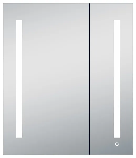 innoci-usa Melania 30”W x 35”H Double-door Recessed Lighted Medicine Cabinet