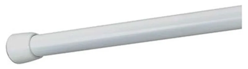 InterDesign® 78572 Cameo Shower Curtain Tension Rod, White, 43"-75"