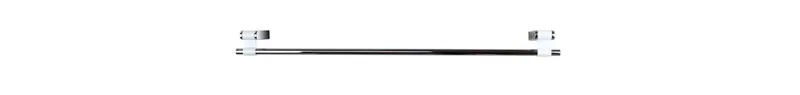 Iris Chrome white towel bar. Towel rail holder, Large 24"