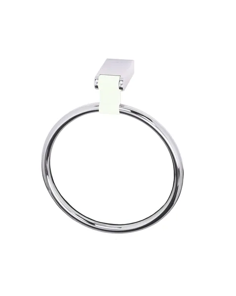 Iris Chrome White wall Towel Ring Holder. Hand towel holder, Small Towel Ring