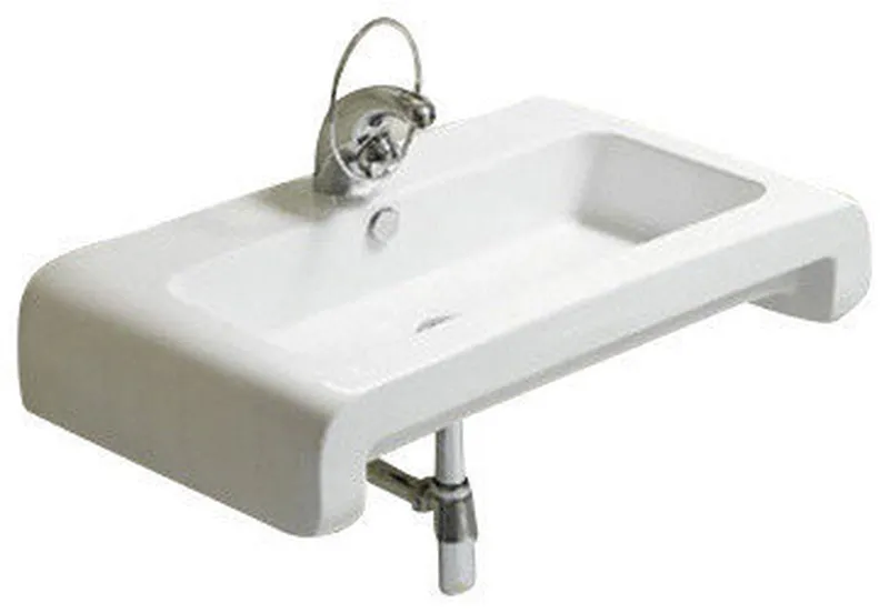 Isabella Rectangular Wall Mount Basin With Overflow