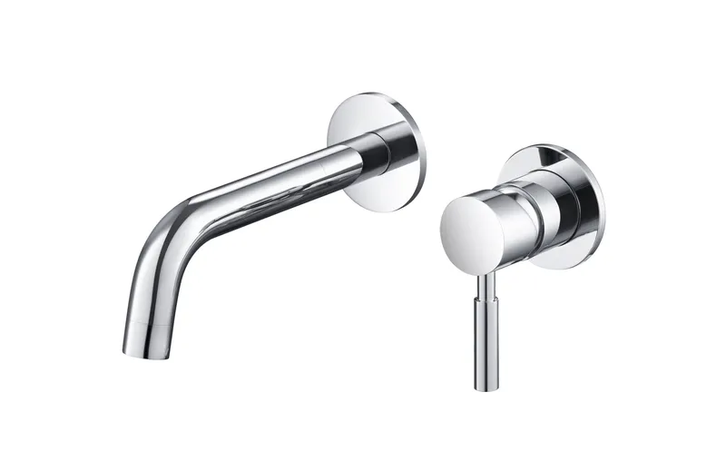 Isenberg 100.1800 Single Handle Wall Mounted Bathroom Faucet, Chrome