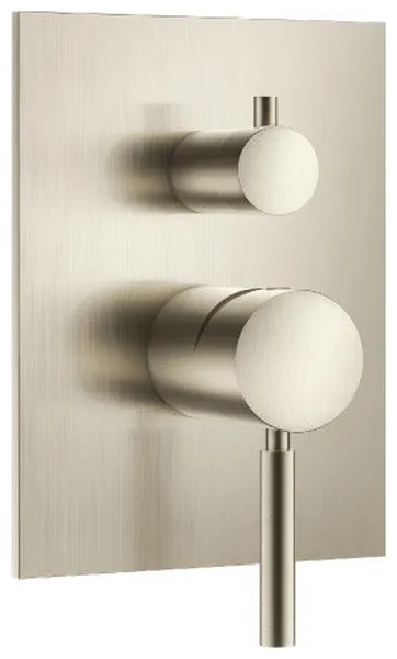 Isenberg UF.2100 Tub/Shower Trim, Pressure Balance Valve 2 Output, Brushed Nickel
