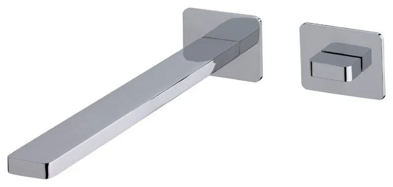 Itap Modern Wall-Mounted Bathroom Faucet with 1-Handle in Polished Chrome
