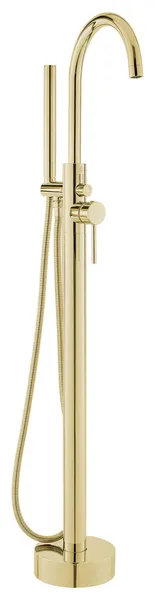 Ivy Freestanding Bathtub Faucet, Brushed Gold
