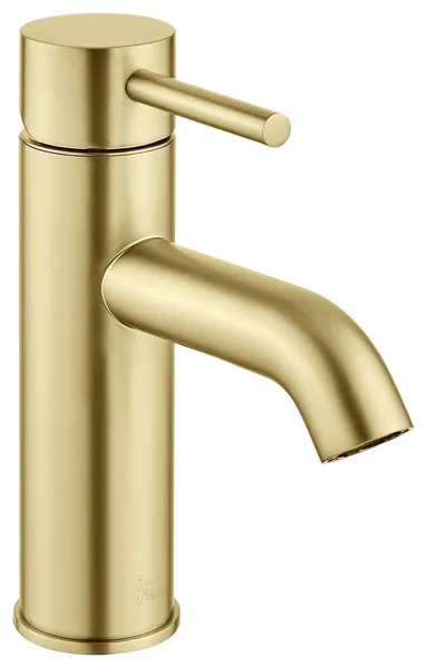 Ivy Single Hole Single Handle Bathroom Faucet, Brushed Gold