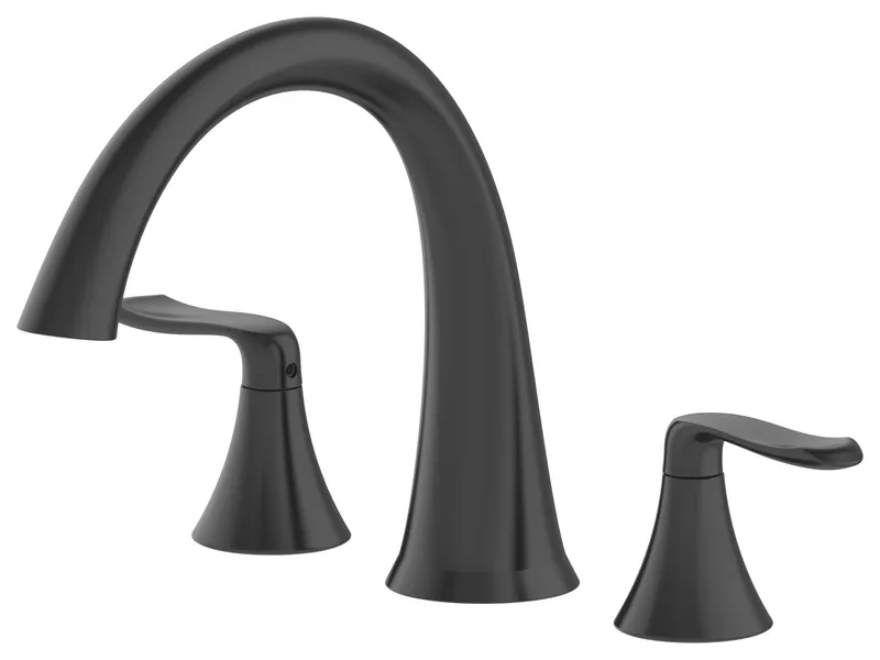 Jacuzzi MX22 Piccolo Deck Mounted Roman Tub Filler - Matte Black
