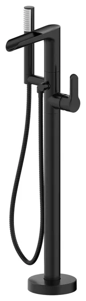 Jacuzzi PT638 Karina Floor Mounted Tub Filler - Matte Black