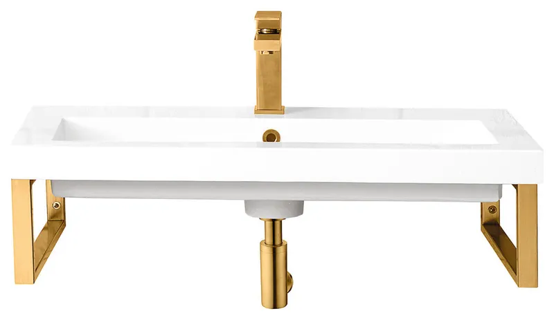 James Martin Vanities 055BK1631.5WG2 Boston 31-1/2" Rectangular - Radiant Gold