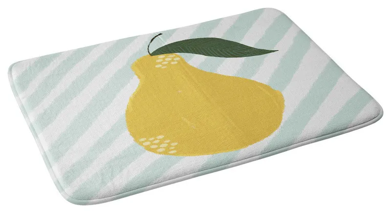 Joy Laforme A Pear is a PearMemory Foam Bath Mat