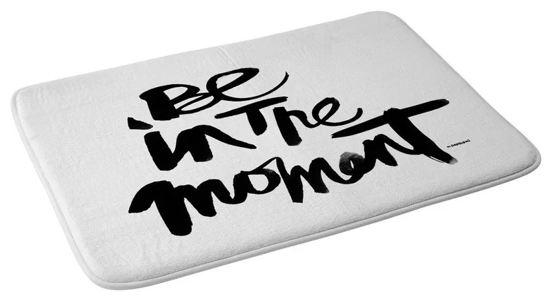 Kal Barteski Be In The Moment Memory Foam Bath Mat
